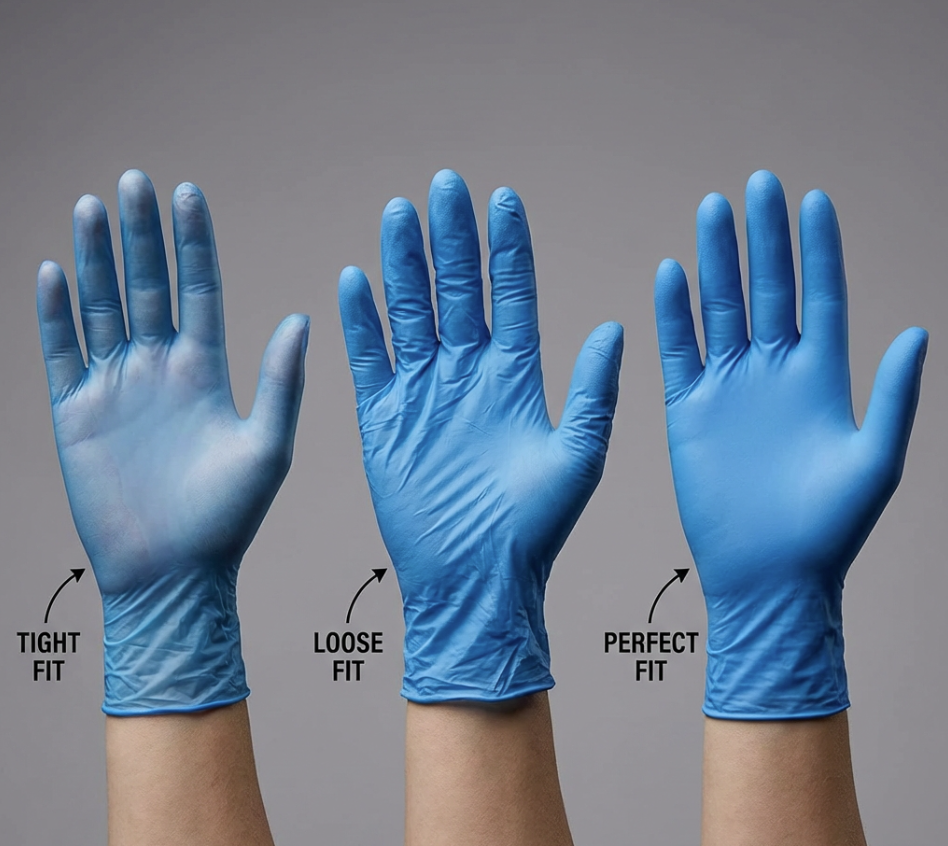 Nitrile Glove Size Chart & Fit Guide Canada 72Hours 72hours.ca