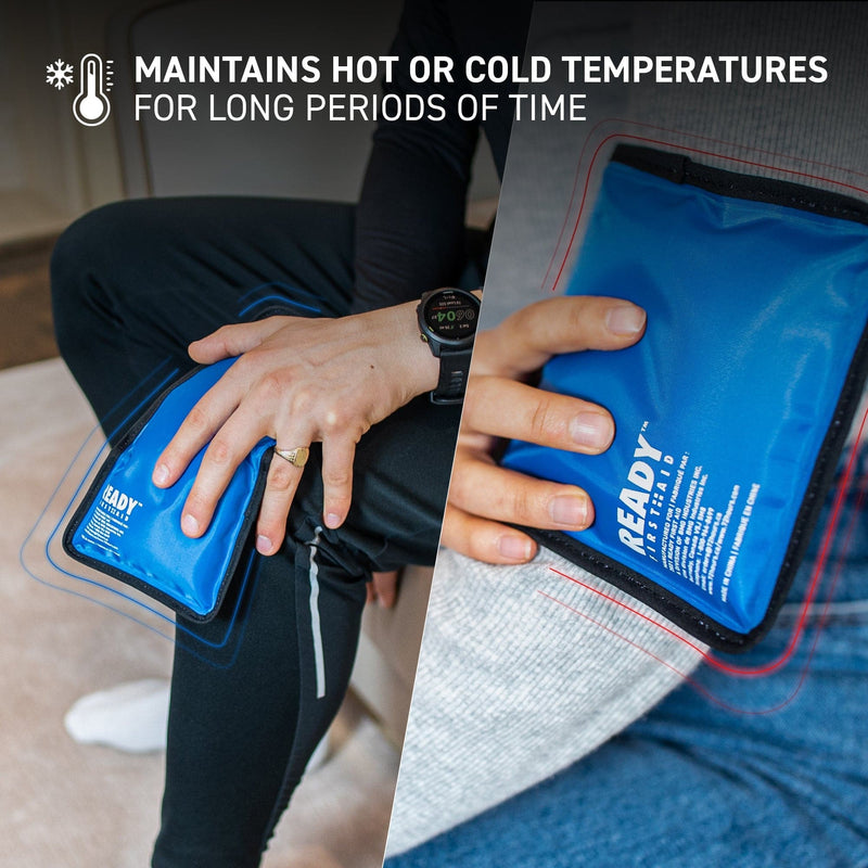 Ready First Aid Reusable Gel Cold & Hot Pack Maintains Hot or Cold Temperatures
