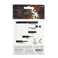 5 in 1 Survival Tool kit - Compass, Punch, Striker, Flint, Whistle