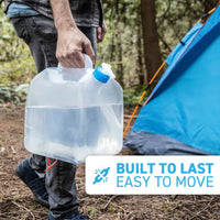 72HRS 10 Litre Foldable Water Storage Container Kit, Food Grade, With Aquatabs