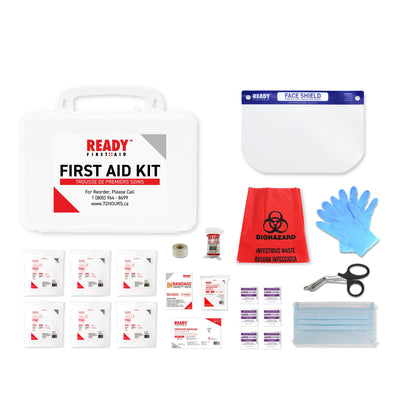 WorkSafeBC BC Basic First Aid Kit with Plastic Box