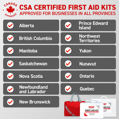 CSA Type 1 - Personal First Aid Kit with First Aid Bag
