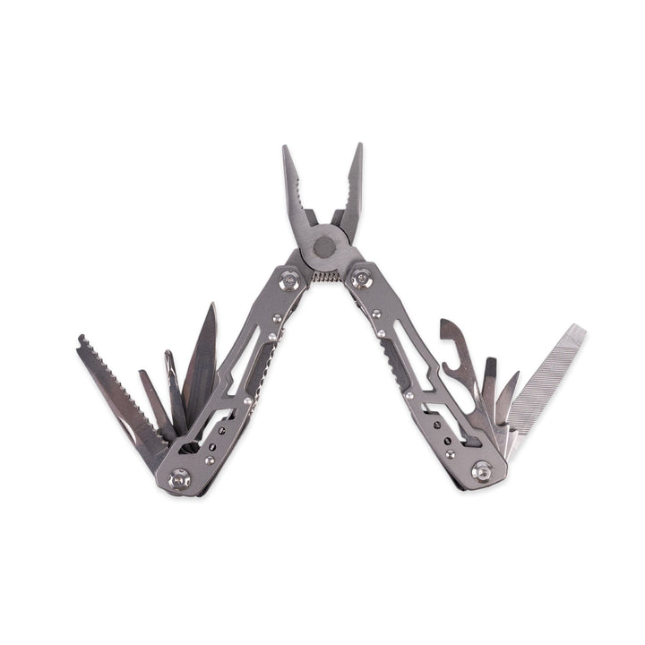 72HRS 14-in-1 Multitool with Safety Locking, Professional Stainless Steel Multitool Pliers Pocket Knife, Bottle Opener, Screwdriver with Nylon Sheath