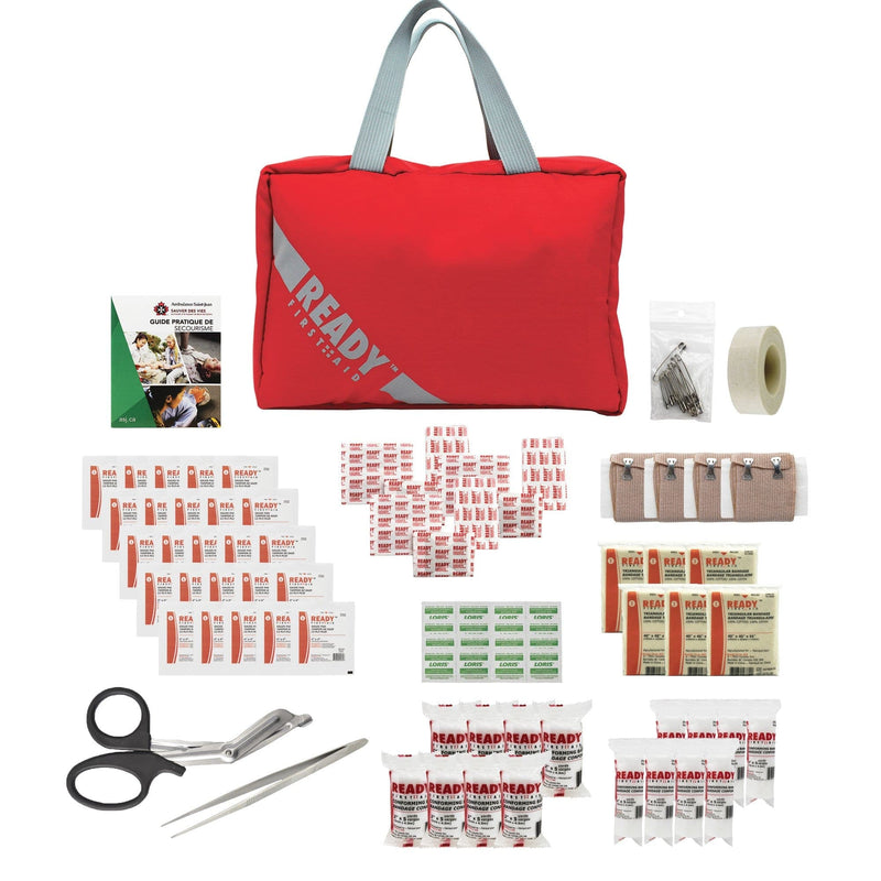 Quebec Regulation First Aid Kit 1-50 Employees/ Trousse de Premiers Soins 1-50 employees (Early Expiration- 11/24)