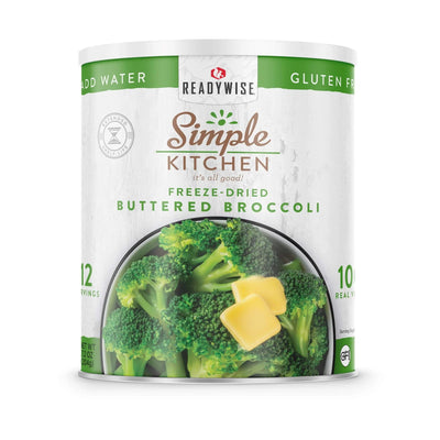 Readywise #10 Can FD Buttered Broccoli - 12 Servings