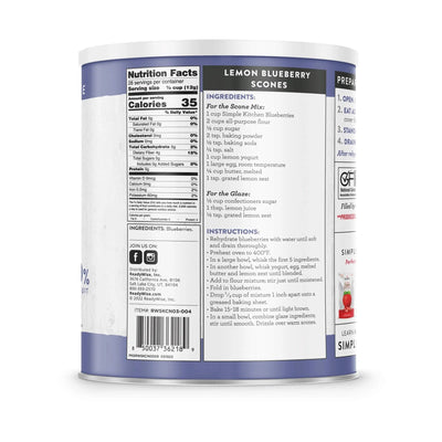 Readywise #10 Can FD Whole Blueberries - 28 Servings