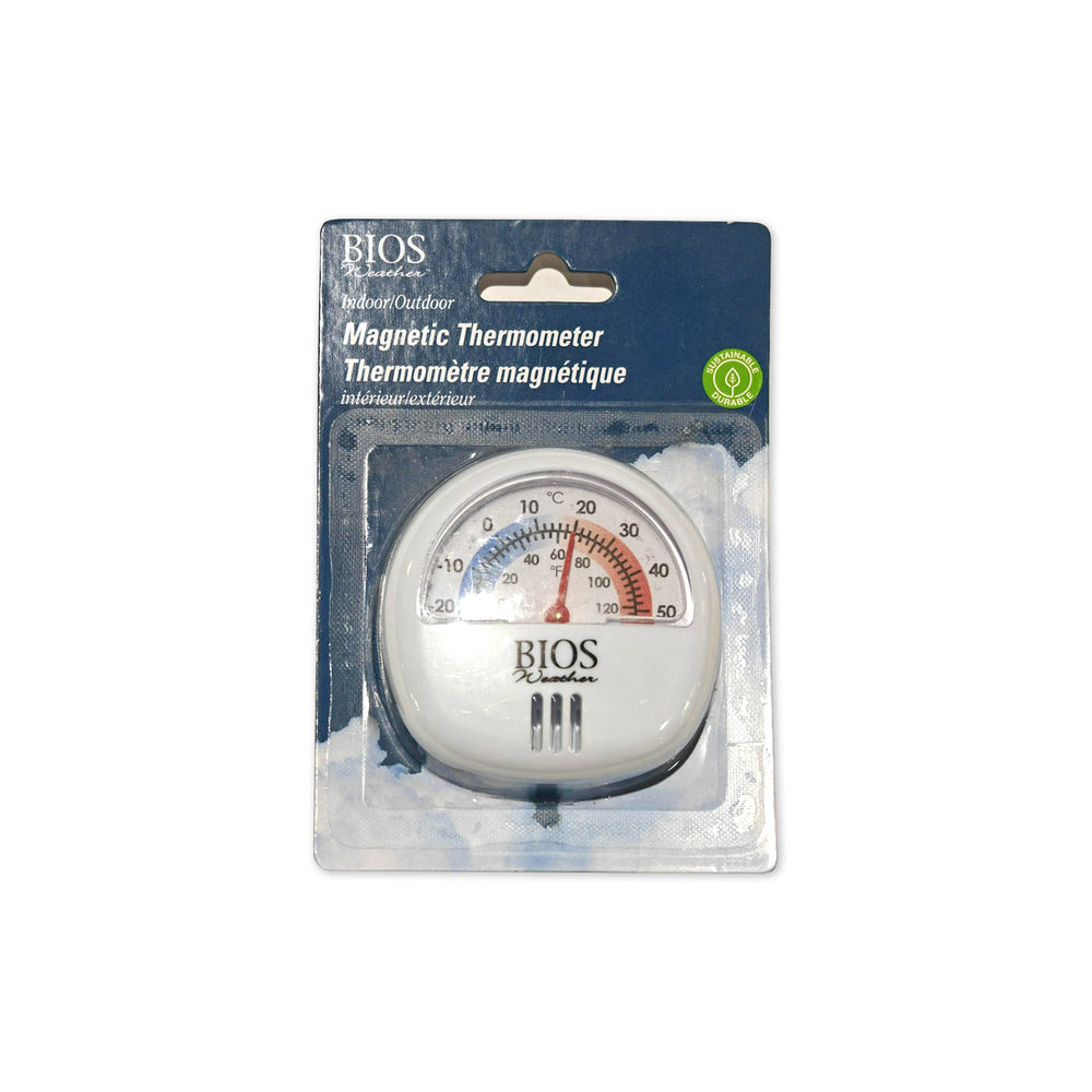 Indoor/Outdoor Magnetic Thermometer with Easel Stand