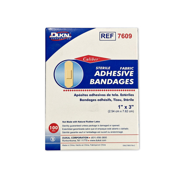 Adhesive Bandage Fabric – 1" x 3" (2.5 cm x 7.6 cm)
