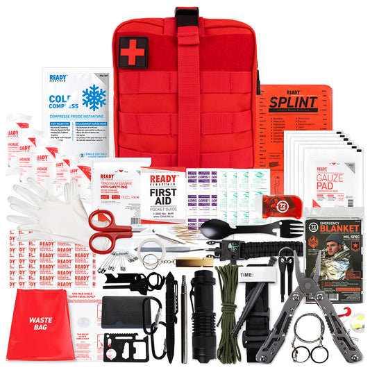 72HRS Molle Trauma Kit - IFAK (Red)