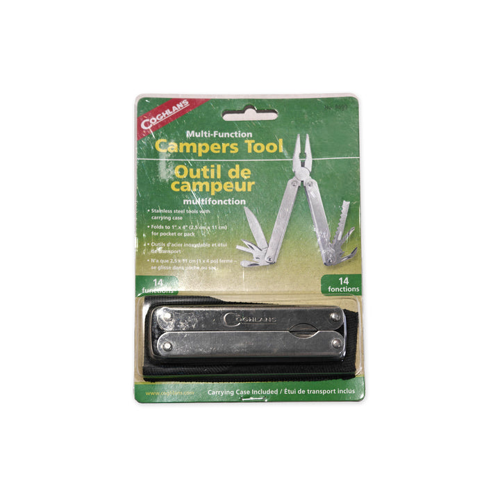Multi-Function Camper’s Tool – 14 Functions Pocket Survival Tool