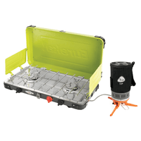 Jetboil Luna Satellite Burner with 1 Litre spare carbon cup and Eureka! stove