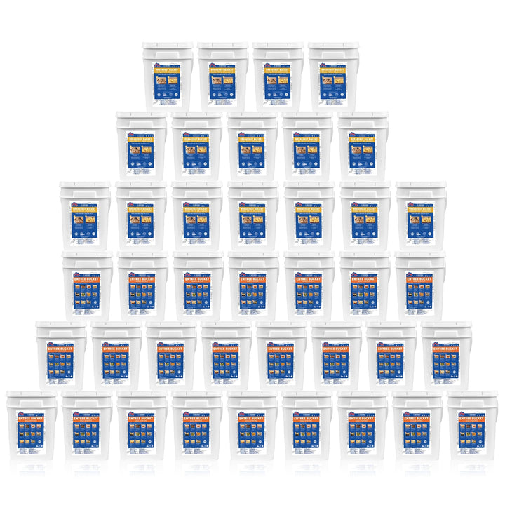 6 Month Breakfast and Entree Assortment Meal Bucket (Mountain House®)