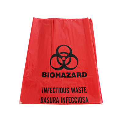 biohazard bag red