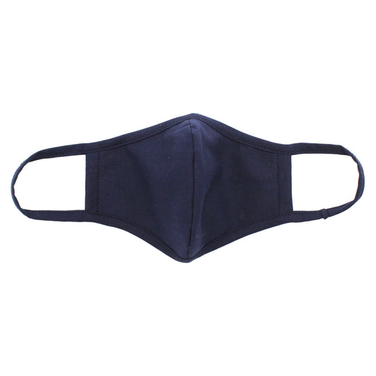 Reusable Face Mask, 3-Layer, Navy Blue - Ready First Aid
