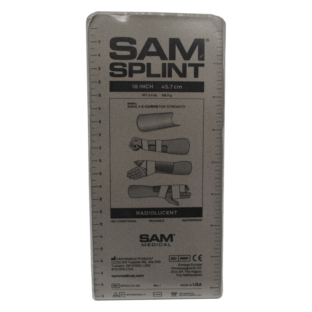 Splint, Junior, 18" x 4.25", Folded - SAM Medical