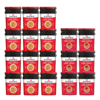 ReadyWise 2160 servings package with 6 breakfast and 12 entree buckets