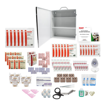 Saskatchewan 40+ Employees First Aid Kit Min. Requirements Metal Cabinet