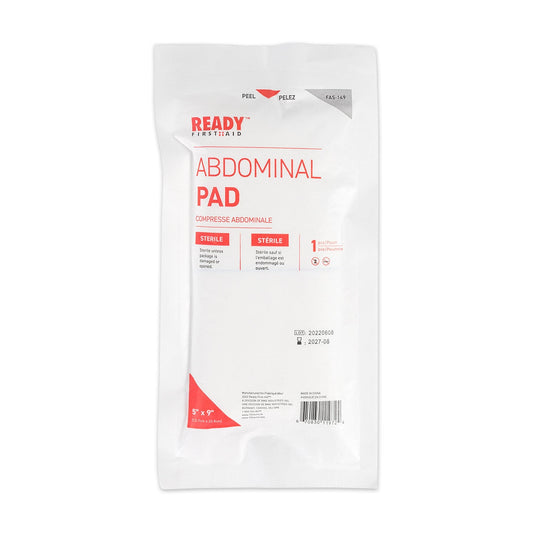 Abdominal/Combine Pad (ABD Dressings), 5" x 9" - Ready First Aid