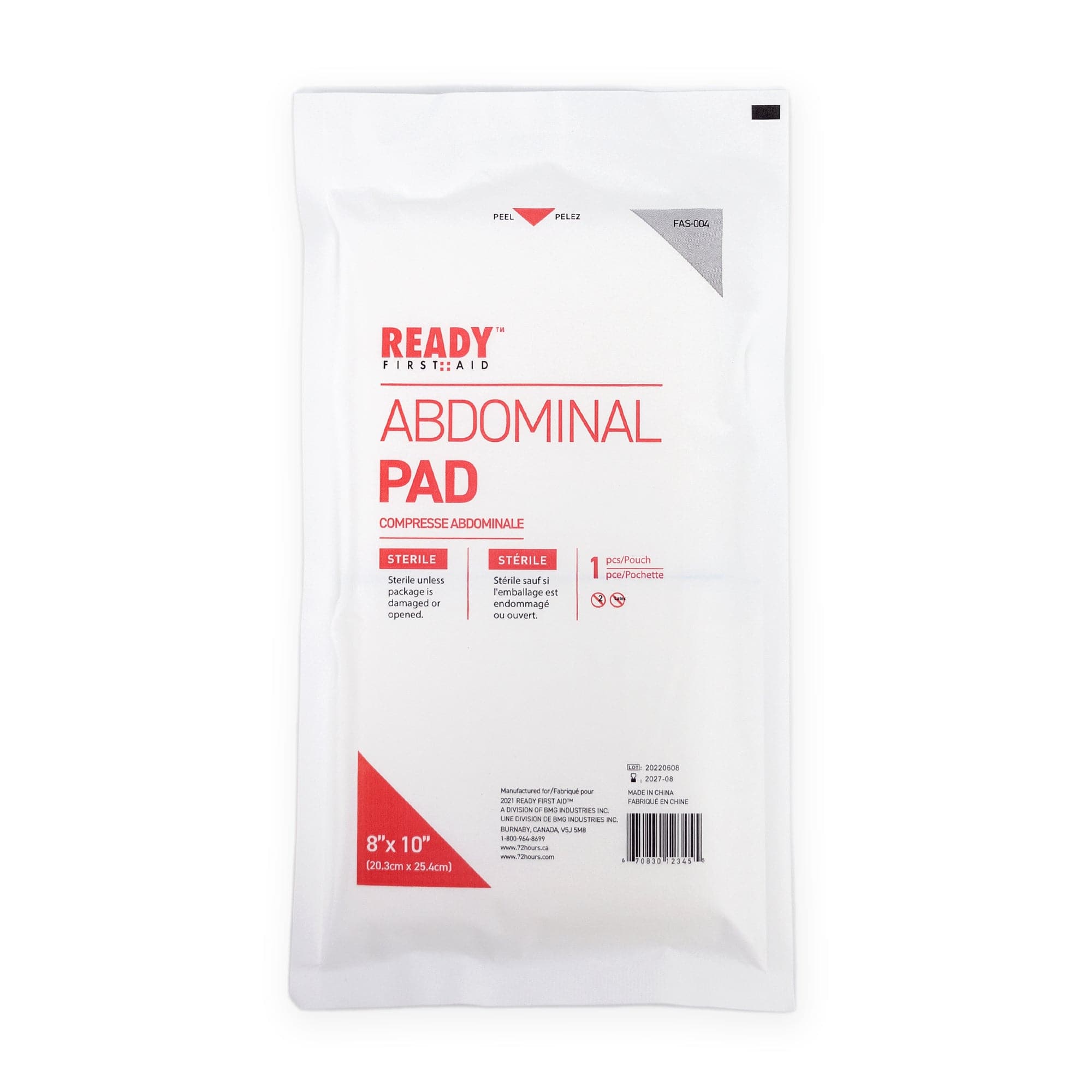 Abdominal/Combine Pad (ABD Dressings), 8