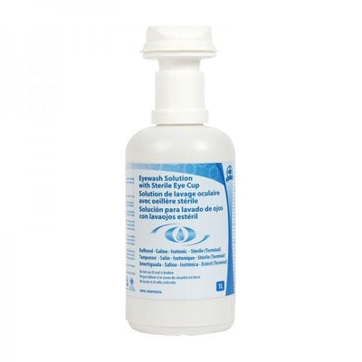 Eyewash Solution with Sterile Eye Cup (1L)