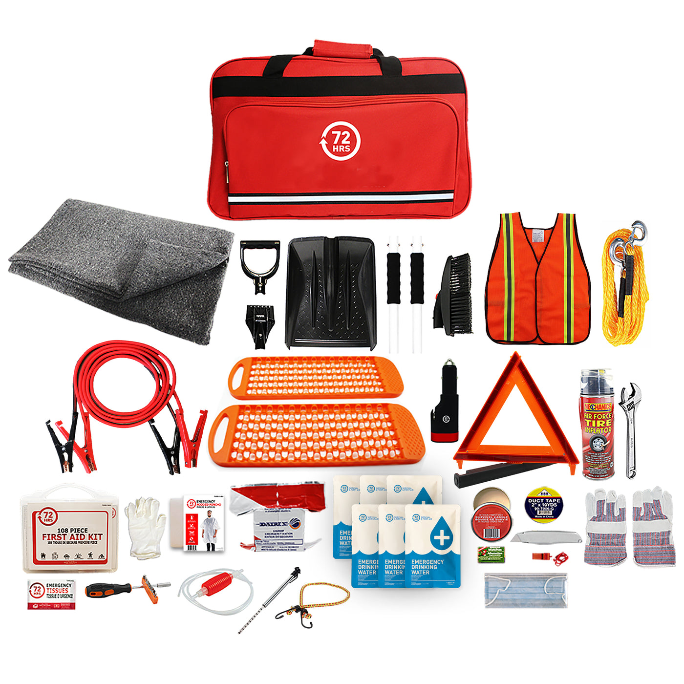 Roadside Emergency Kits - 72HRS Car Emergency Kit - Customizable ...