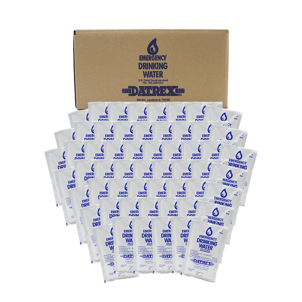 Datrex Emergency Drinking Water by the case (64 Packs)