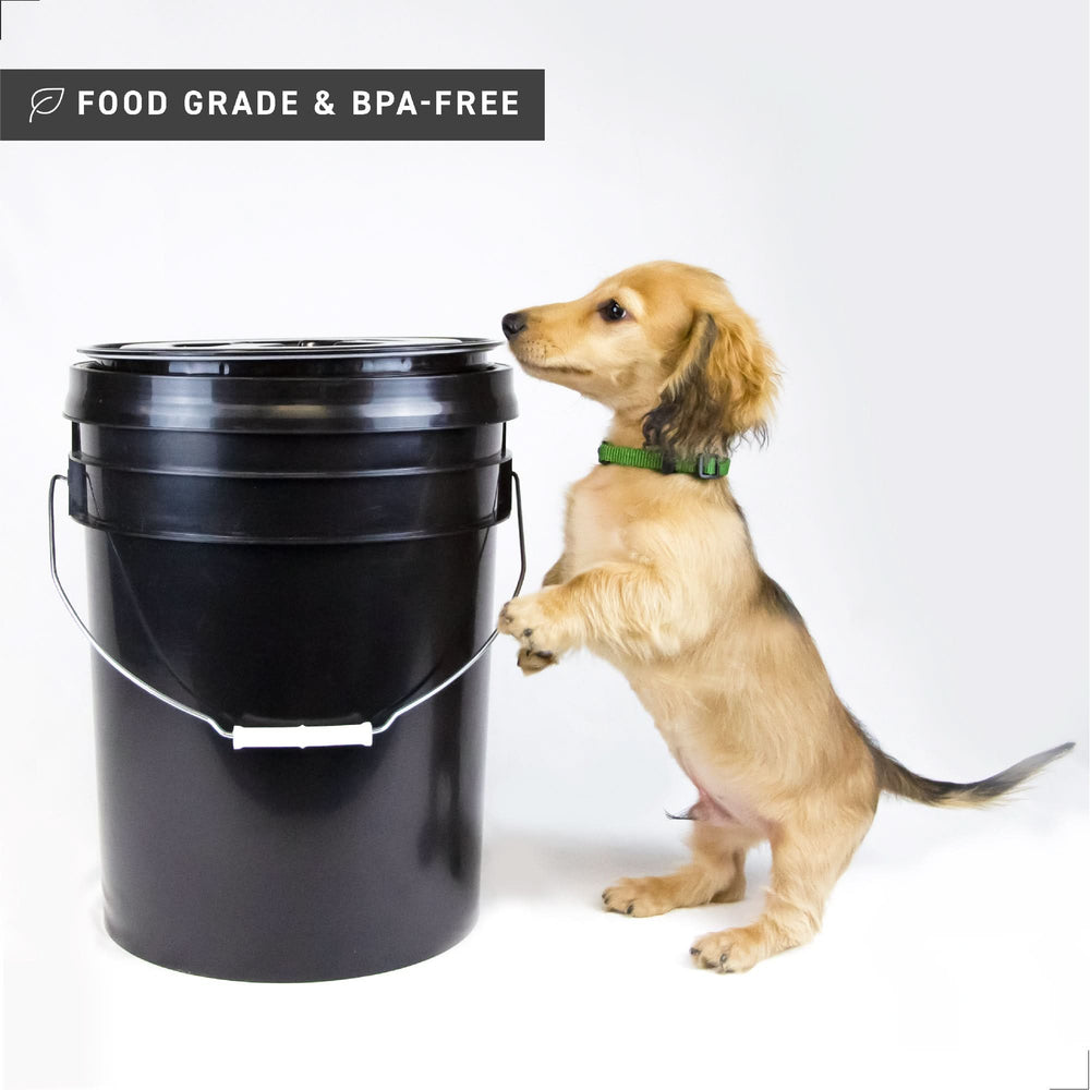 72 HRS Ready Seal Lid With 5 Gallon Bucket - BLACK - [SLIGHTLY DEFECTIVE]