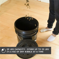 72 HRS Ready Seal Lid With 5 Gallon Bucket - BLACK - [SLIGHTLY DEFECTIVE]