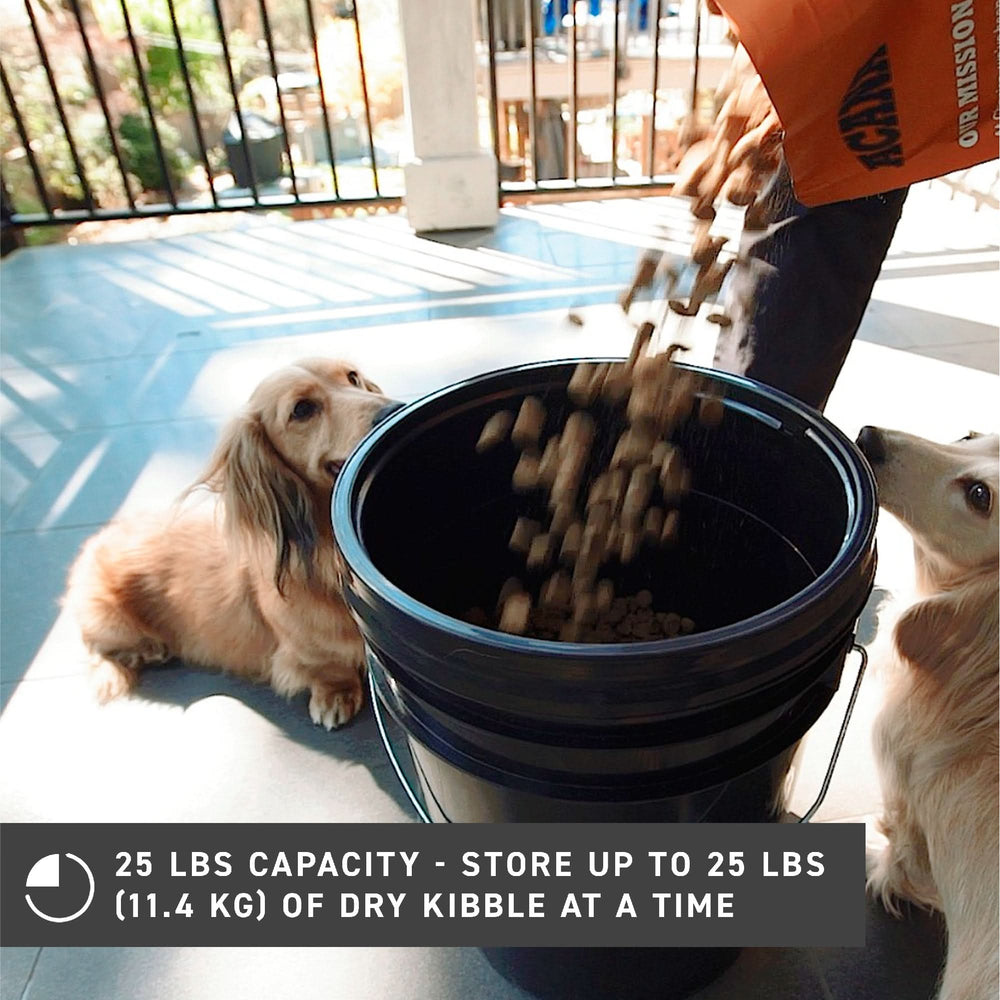 72 HRS Ready Seal Lid With 5 Gallon Bucket - BLACK - [SLIGHTLY DEFECTIVE]