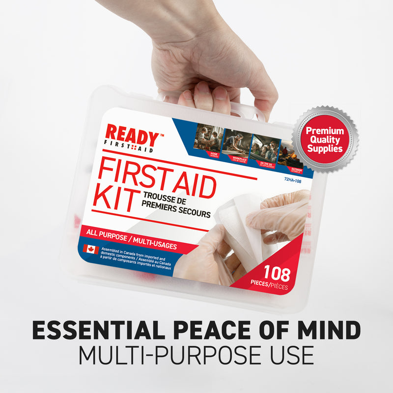 Ready First Ready First Aid 108 Pcs First Aid Kit – 72hours.ca
