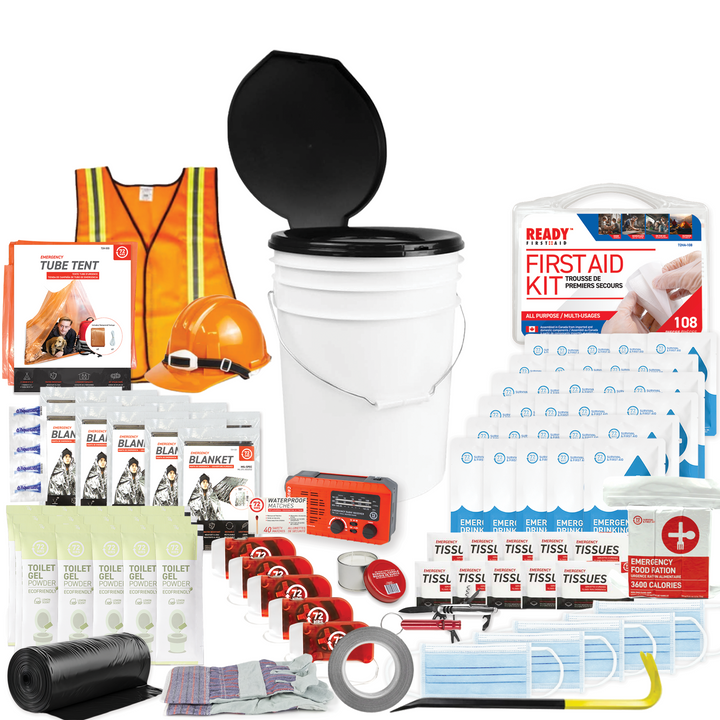 10 Person Deluxe Emergency Earthquake Group Kit