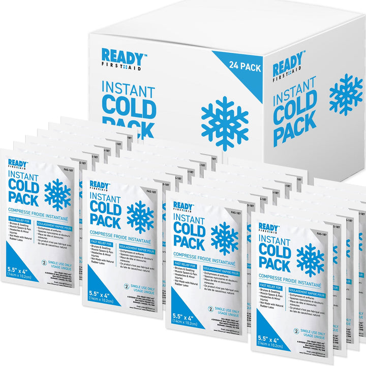 Instant Cold Pack 5.5" x 4" - Ready First Aid [PACK OF 24]