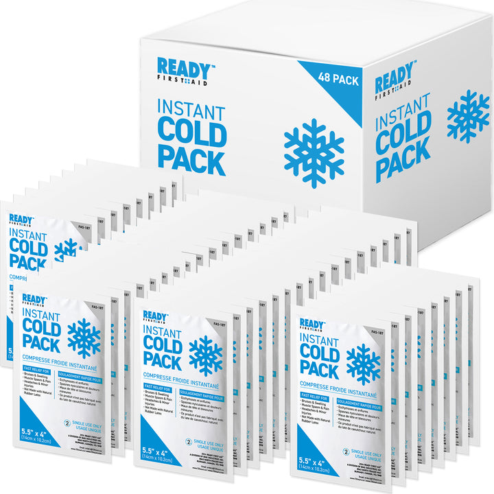 Instant Cold Pack 5.5" x 4" - Ready First Aid [PACK OF 48]