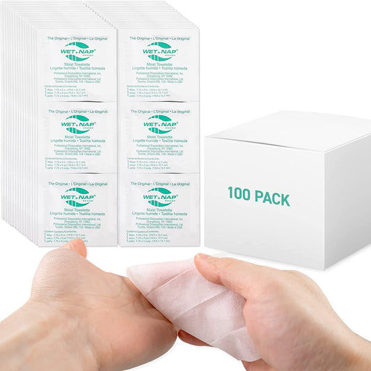 Wet Naps, Hand Cleaning Towelettes (100 per pack)