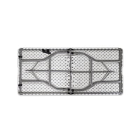 Rectangular Folding Table With Handle (Grey)