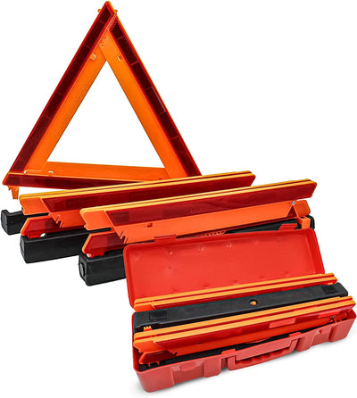 Deluxe Auto Emergency Warning Safety Triangle - 1pc (OPEN BOX)