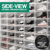 Ollie Hard Solid Shoe Box Organizer - Black