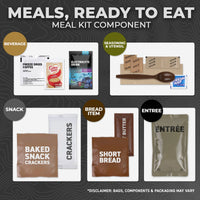 72HRS MRE Meals Canada – Ready to Eat Survival Food, Military Rations, Camping & Emergency Meals (Meat-Free)