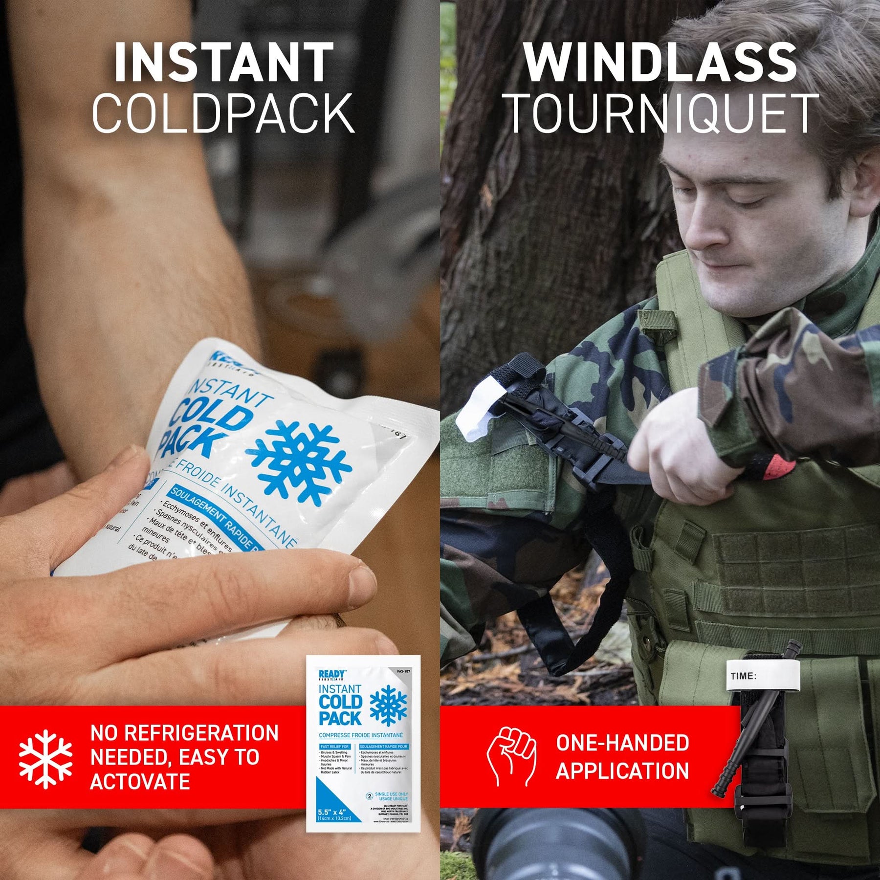 Ready Rip First Aid Ready First Aid - 300 Piece All Purpose First Aid Kit with Clear Box ...