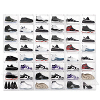 Ollie Hard Solid Shoe Box Organizer - Clear, Pack of 3 (OPEN BOX)