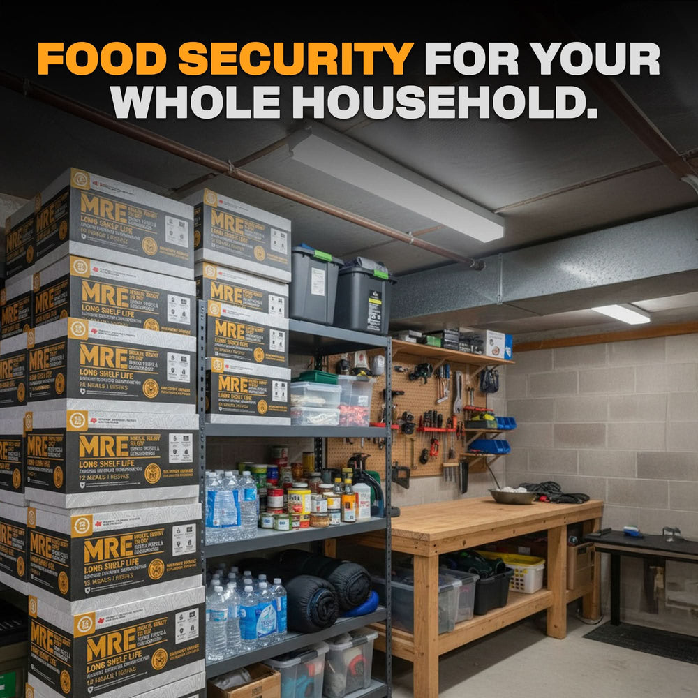 72HRS MRE Meals Canada – Ready to Eat Survival Food, Military Rations, Camping & Emergency Meals (With-Meat) - No Heater
