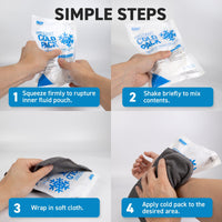 Instant Cold Pack 9" x 6" Size - Ready First Aid (Pack of 6)