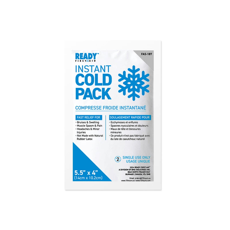 Instant Cold Pack 5.5" x 4" - Ready First Aid