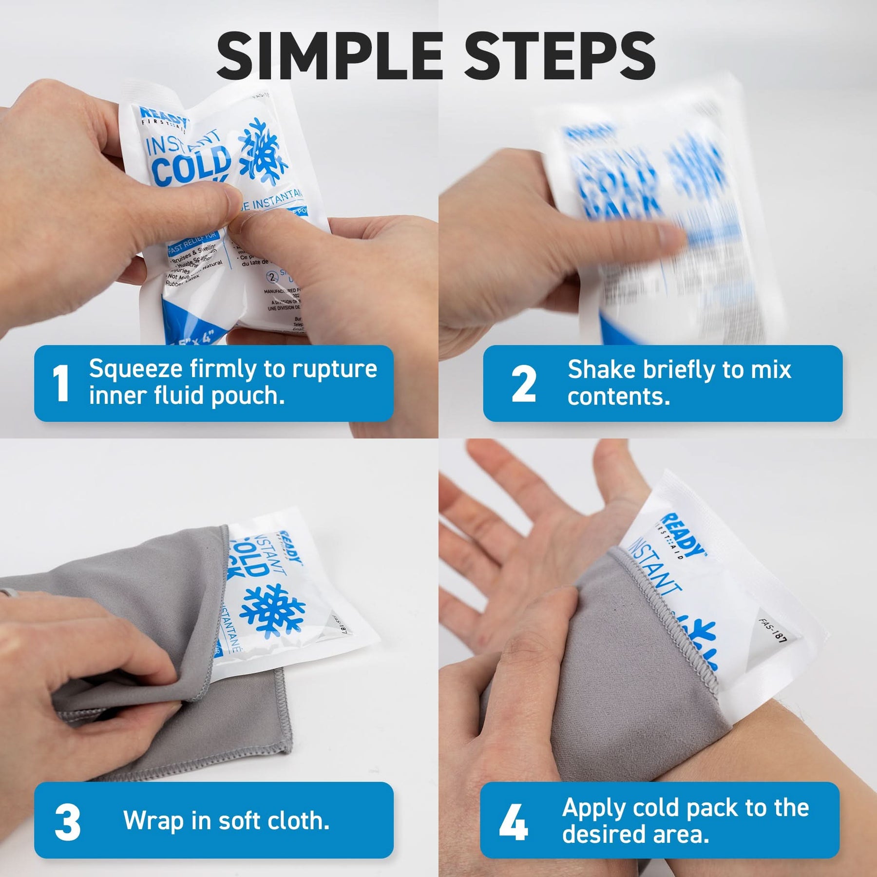 Cold Weather First Aid Instant Cold Pack 5.5