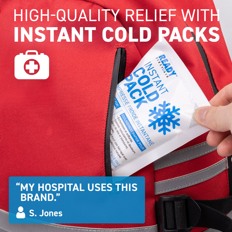 Instant Cold Pack 5.5" x 4" - Ready First Aid (Pack Of 8)