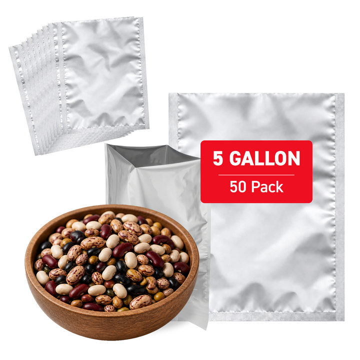 5 Gallon Mylar Bag (Open End) - 5.0 Mil (19" x 29") - Bundle of 50