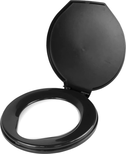 72HRS Premium Portable Camping Toilet Seat with Lid [Without Bucket] [OPEN BOX]