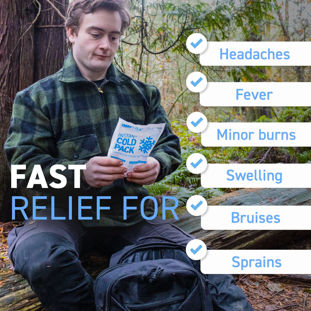 Instant Cold Pack 7.5" x 4.5" - Ready First Aid (Pack of 6)