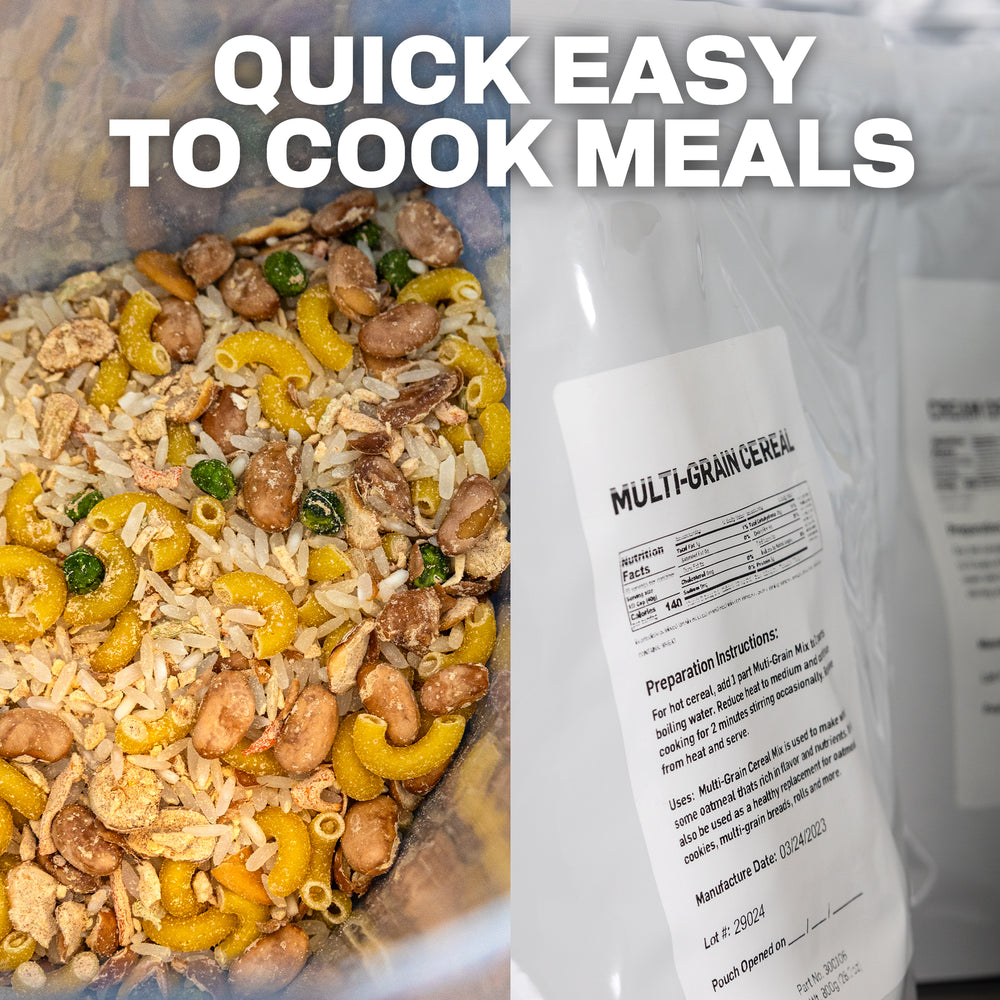 72HRS 1 Week (7 Day) 2,057 Calories per Day Emergency Food Supply Survival Food Kit