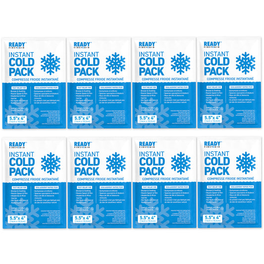 Instant Cold Pack 5.5" x 4" - Ready First Aid [PACK OF 8]